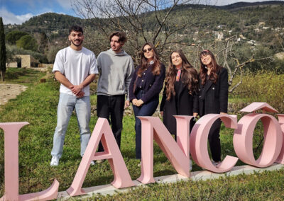 Les étudiants Mastère2 au Domaine de la Rose
